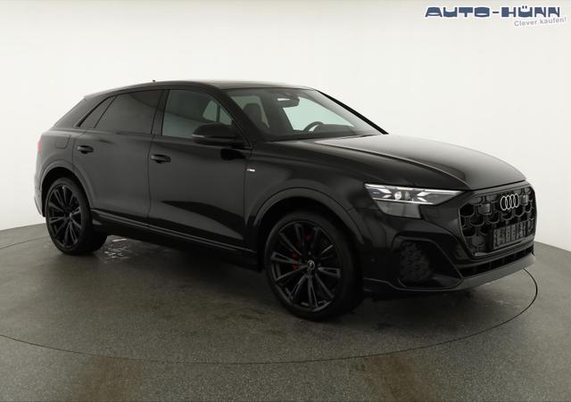Audi Q8 50 TDI quattro qu S-LINE, Standheizung, HuD, Luft, Pano, B&O, 23-Zoll, AHK, Leder, AreaView, Optik schwarz 