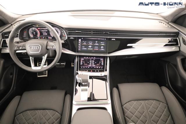 Audi Q8 50 TDI quattro qu S-LINE, Luft, Pano, B&O, 23-Zoll, AHK, Leder, AreaView, Optik schwarz 