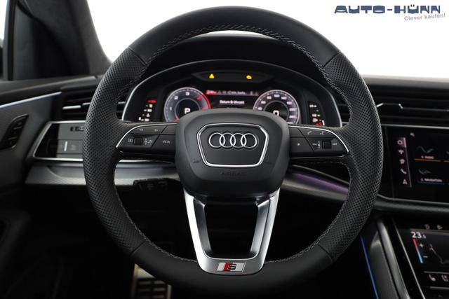 Audi Q8 50 TDI quattro qu S-LINE, Luft, Pano, B&O, 23-Zoll, AHK, Leder, AreaView, Optik schwarz 