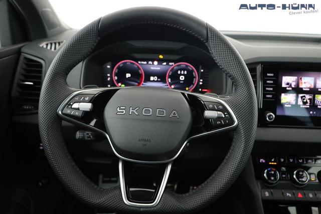 Skoda Karoq Sportline 1.5 TSI DSG Sportline, AHK, Navi, Matrix, Side, el. Klappe, Winter, 5 J.-Garantie, 19-Zoll 