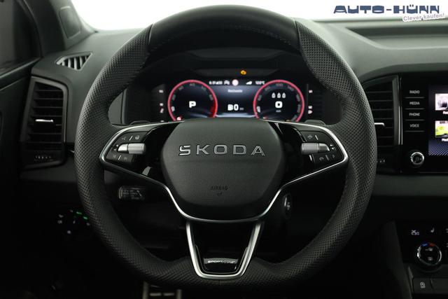 Skoda Karoq Sportline 1.5 TSI DSG Sportline, AHK, Navi, Matrix, Kamera, el. Klappe, 5-J. Garantie 