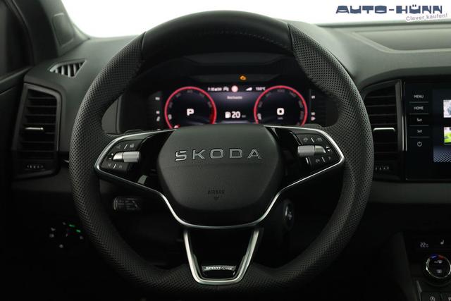 Skoda Karoq Sportline 1.5 TSI DSG Sportline, Pano, AHK, Navi, CANTON, Matrix, AreaView, Side, FS-beheizbar, 19-Zoll 