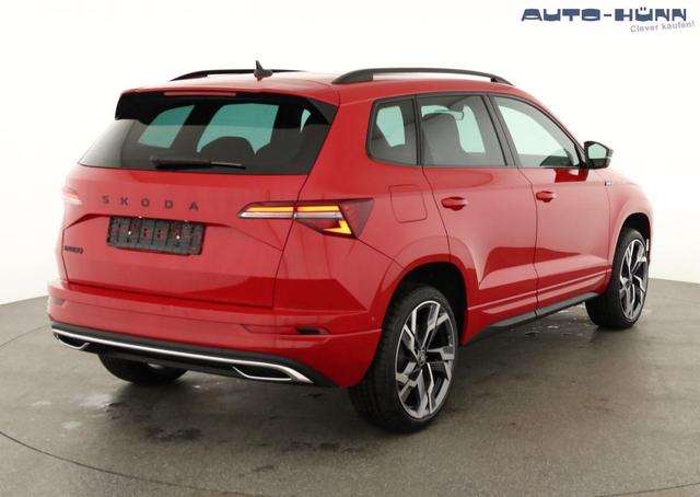 Skoda Karoq Sportline 1.5 TSI DSG Sportline, Pano, AHK, Navi, CANTON, Matrix, AreaView, Side, FS-beheizbar, 19-Zoll 