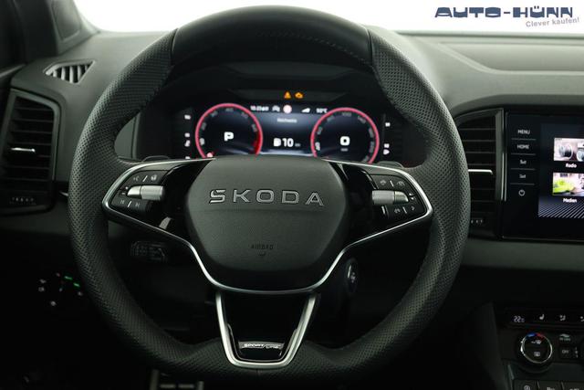 Skoda Karoq Sportline 1.5 TSI DSG Sportline, Pano, AHK, Navi, Matrix, AreaView, Side, FS-beheizbar, Winter, 19-Zoll 