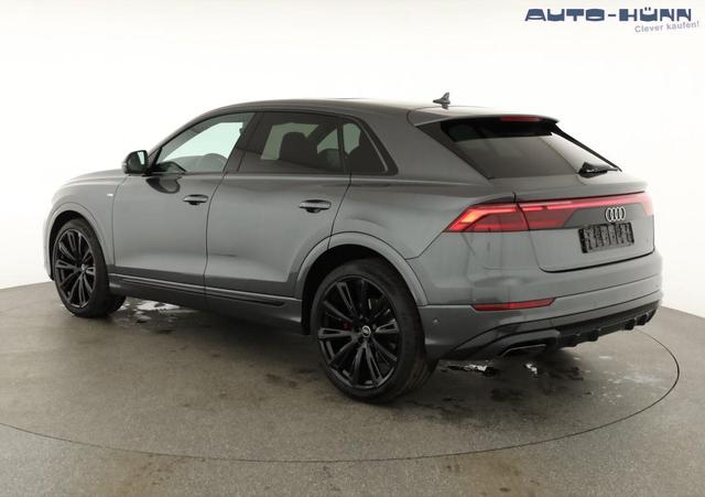 Audi Q8 50 TDI quattro qu S-LINE, Standheizung, HuD, Luft, Pano, B&O, 23-Zoll, AHK, Leder, AreaView, Optik schwarz 