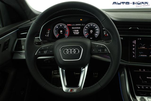 Audi Q8 50 TDI quattro qu S-LINE, Standheizung, HuD, Luft, Pano, B&O, 23-Zoll, AHK, Leder, AreaView, Optik schwarz 