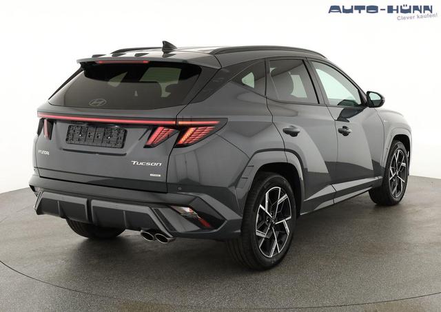 Hyundai TUCSON 1.6 T-GDI DCT 4WD N-LINE, AHK, el. Klappe, Teilleder, Navi, Kamera, ACC 