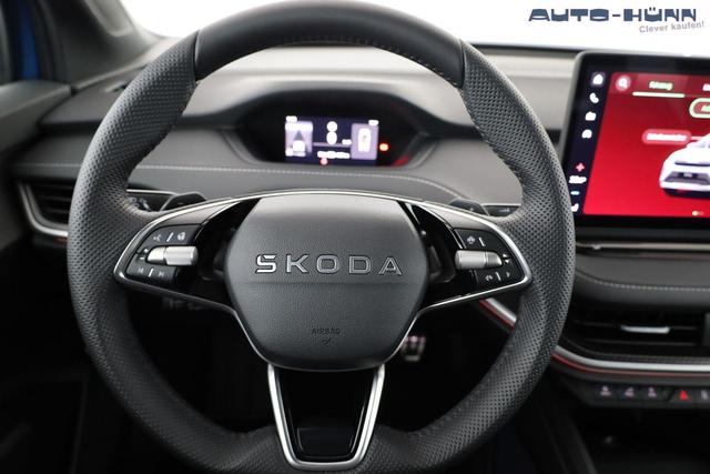 Skoda Elroq 85 x Sportline 85x Sportline, AHK, Matrix, W&auml;rmepumpe, 21-Zoll, Navi, el. Klappe, FS-beheizbar 