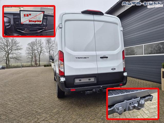 Ford Transit L2H2 2.0 EcoBlue 130PS Trend 3,5t 3-Sitzer AHK Sitzheizung Lenkradheizung Frontscheibe beheizb. Klimaautomatik Bluetooth DAB Apple CarPlay Android Auto PDC v+h Rückf.Kamera Tempomat 