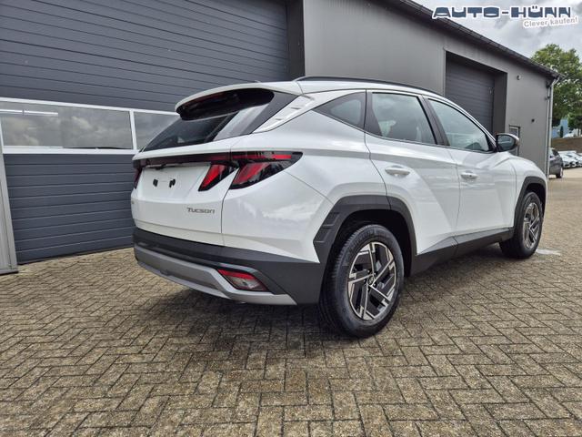 Hyundai TUCSON 1.6 T-GDI 160PS Sitzheizung Lenkradheizung Klimaautomatik Navi 12,3"-Touchscreen DAB+ wireless Apple CarPlay + Android Auto PDC v+h Rückf.Kamera 2xKeyless 17-LM 