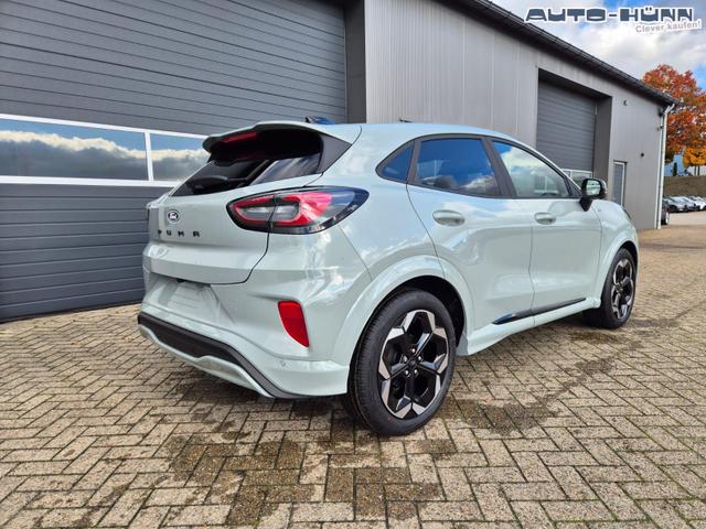 Ford Puma ST-Line X 1.0 EcoBoost Hybrid 125PS Automatik NEUES MODELL 360°Kamera AbstandsTempomat el.Heckklappe Premium Leder (Sensico) B+O-Sound Klimaautomatik Sitzheizung Lenkradheizung Frontscheibe beheizb. Ford-Navi SYNC4 Bluetooth Apple CarPlay Android A 