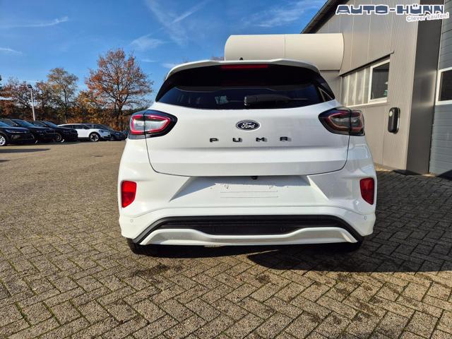 Ford Puma ST-Line X 1.0 EcoBoost Hybrid 125PS Automatik NEUES MODELL 360°Kamera AbstandsTempomat el.Heckklappe Premium Leder (Sensico) B+O-Sound Klimaautomatik Sitzheizung Lenkradheizung Frontscheibe beheizb. Ford-Navi SYNC4 Bluetooth Apple CarPlay Android A 