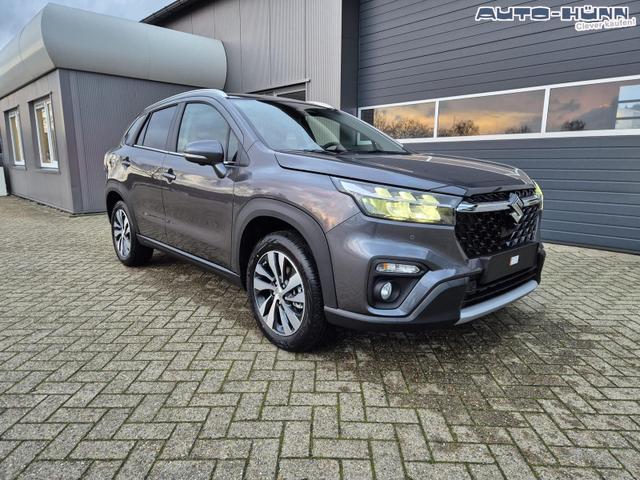 Suzuki S-Cross Comfort+ 110PS Automatik MHEV 4x4 ALLGRIP 1.4 Boosterjet Allrad Teilleder Navi Klimaautomatik Sitzheizung ACC PDC v+h 4x Kamera Suzuki-Radio Apple CarPlay Android Auto Touchscreen 2xKeyless 17-LM 