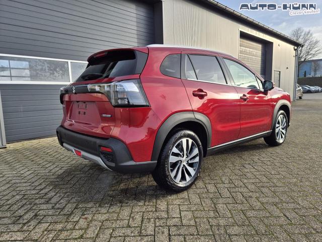 Suzuki S-Cross Comfort+ 110PS Automatik MHEV 4x4 ALLGRIP 1.4 Boosterjet Allrad Teilleder Navi Klimaautomatik Sitzheizung ACC PDC v+h 4x Kamera Suzuki-Radio Apple CarPlay Android Auto Touchscreen 2xKeyless 17-LM 