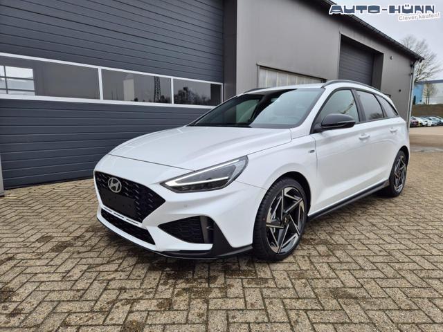 Hyundai i30 Kombi 1.6 T-GDI 150PS Automatik N-Line MY2026 Sitzheizung Lenkradheizung Klimaautomatik Navi 10,3"-Touchscreen Bluelink Apple CarPlay + Android Auto PDC v+h R&uuml;ckf.Kamera 18-LM 