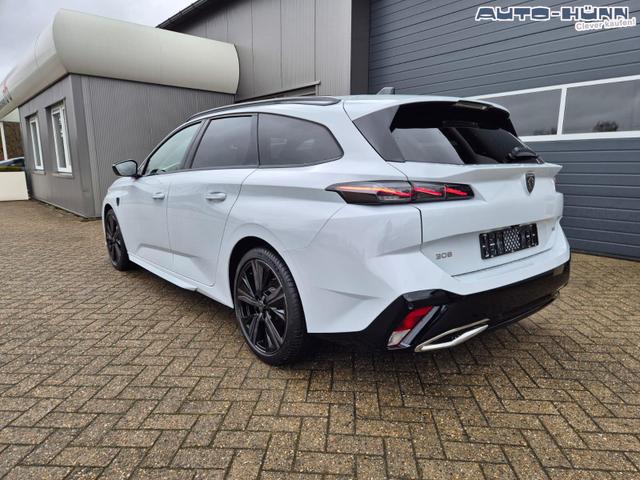 Peugeot 308 SW GT Exclusive 1.2 Hybrid 145PS Automatik Matrix-LED elektr. PanoDach Heckklappe Sitzheizung Lenkradheizung Navi 10" HD-Touchscreen wireless Apple CarPlay + Android Auto FOCAL-System 2x Keyless ACC 4x Kamera PDC v+h 18"LM 