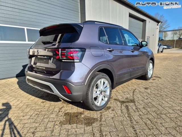 Volkswagen T-Cross 1.0 TSI 116PS DSG Life LED-Matrix-Scheinwerfer ACC Klimaautomatik Sitzheizung PDC v+h 17-LM abged.Scheiben 2xKeyless DAB+ Bluetooth Touchscreen Apple CarPlay Android Auto 