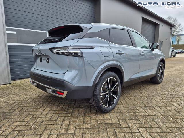 Nissan Qashqai 1.3 DIG-T MHEV 158 PS X-Tronic Tekna Voll-Leder Klimaautomatik PanoGlasdach Sitzheizung Lenkradheizung Navi Head-Up Display elektr. Heckklappe ACC PDC v+h 360&deg;Kamera DAB Bluetooth Touchscreen Apple CarPlay Android Auto 19"LM 