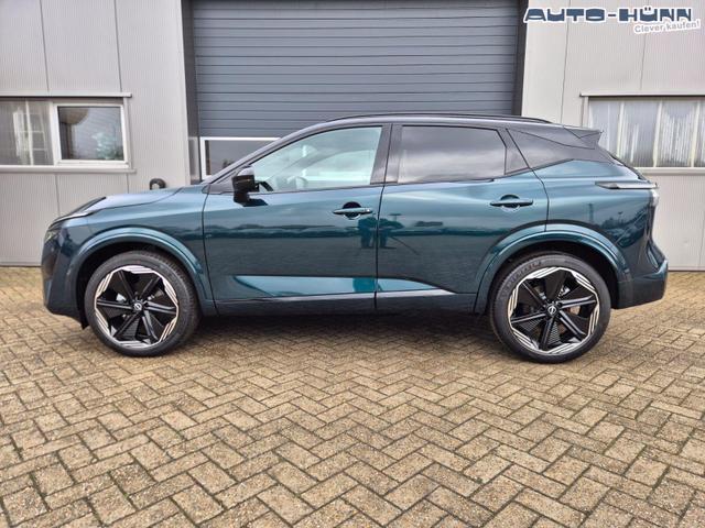 Nissan Qashqai 1.3 DIG-T MHEV 158 PS X-Tronic N-Design 20"Zoll Teil-Leder PanoGlasdach Klimaautomatik Sitzheizung Lenkradheizung Navi Head-Up Display elektr. Heckklappe ACC PDC v+h 360&deg;Kamera DAB Bluetooth Touchscreen Apple CarPlay Android Auto 