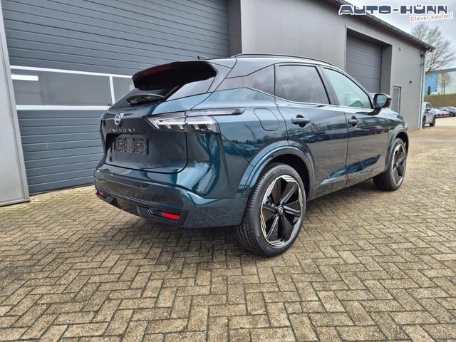 Nissan Qashqai 1.3 DIG-T MHEV 158 PS X-Tronic N-Design 20"Zoll Teil-Leder PanoGlasdach Klimaautomatik Sitzheizung Lenkradheizung Navi Head-Up Display elektr. Heckklappe ACC PDC v+h 360&deg;Kamera DAB Bluetooth Touchscreen Apple CarPlay Android Auto 