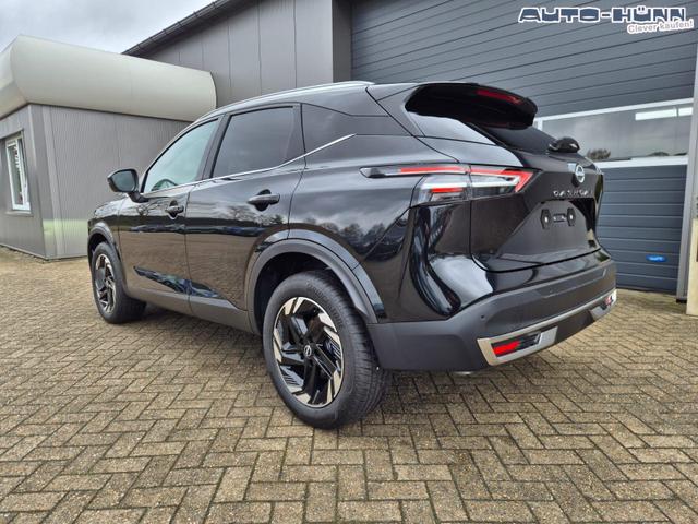 Nissan Qashqai 1.3 DIG-T MHEV 158 PS X-Tronic N-Connecta Teil-Leder PanoGlasdach Klimaautomatik Sitzheizung Lenkradheizung Navi ACC PDC v+h 360&deg;Kamera DAB Bluetooth Touchscreen Apple CarPlay Android Auto 18"LM 