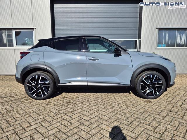 Nissan Juke 1.0 DIG-T 114PS N-Design Automatik Teil-Leder Klimaautomatik Sitzheizung Lenkradheizung PDC v+h R&uuml;ckf.Kamera Navi 19"LM Bluetooth Touchscreen Apple CarPlay Android Auto 
