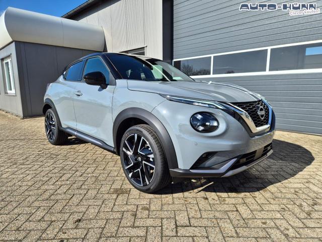 Nissan Juke 1.0 DIG-T 114PS N-Design Automatik Teil-Leder Klimaautomatik Sitzheizung Lenkradheizung PDC v+h R&uuml;ckf.Kamera Navi 19"LM Bluetooth Touchscreen Apple CarPlay Android Auto 
