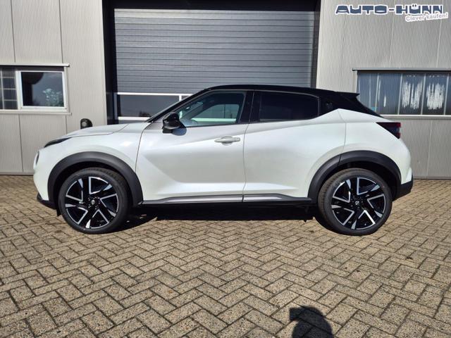 Nissan Juke 1.0 DIG-T 114PS N-Design Automatik Teil-Leder Klimaautomatik Sitzheizung Lenkradheizung PDC v+h R&uuml;ckf.Kamera Navi 19"LM Bluetooth Touchscreen Apple CarPlay Android Auto 