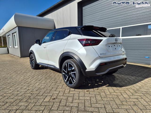Nissan Juke 1.0 DIG-T 114PS N-Design Automatik Teil-Leder Klimaautomatik Sitzheizung Lenkradheizung PDC v+h R&uuml;ckf.Kamera Navi 19"LM Bluetooth Touchscreen Apple CarPlay Android Auto 