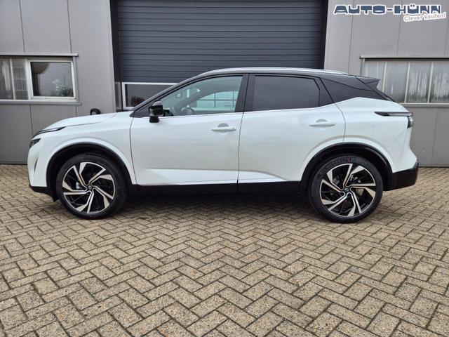 Nissan Qashqai 1.3 DIG-T MHEV 158 PS X-Tronic Tekna Premium Paket 20"LM Teil-Leder PanoGlasdach Klimaautomatik Sitzheizung Lenkradheizung Navi Head-Up Display elektr. Heckklappe ACC PDC v+h 360&deg;Kamera DAB Bluetooth Touchscreen Apple CarPlay Android Auto 