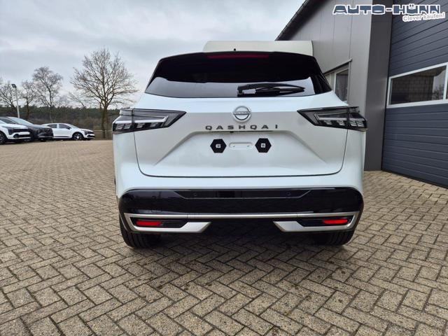 Nissan Qashqai 1.3 DIG-T MHEV 158 PS X-Tronic Tekna Premium Paket 20"LM Teil-Leder PanoGlasdach Klimaautomatik Sitzheizung Lenkradheizung Navi Head-Up Display elektr. Heckklappe ACC PDC v+h 360&deg;Kamera DAB Bluetooth Touchscreen Apple CarPlay Android Auto 