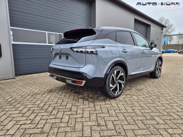 Nissan Qashqai 1.3 DIG-T MHEV 158 PS X-Tronic Tekna Premium Paket 20"LM Teil-Leder PanoGlasdach Klimaautomatik Sitzheizung Lenkradheizung Navi Head-Up Display elektr. Heckklappe ACC PDC v+h 360&deg;Kamera DAB Bluetooth Touchscreen Apple CarPlay Android Auto 