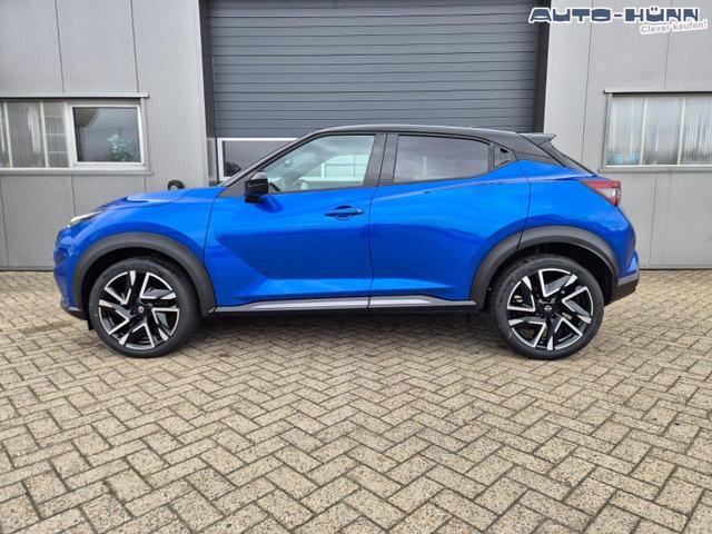 Nissan Juke 1.0 DIG-T 114PS N-Design Automatik Teil-Leder Klimaautomatik Sitzheizung Lenkradheizung PDC v+h R&uuml;ckf.Kamera Navi 19"LM Bluetooth Touchscreen Apple CarPlay Android Auto 