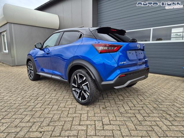 Nissan Juke 1.0 DIG-T 114PS N-Design Automatik Teil-Leder Klimaautomatik Sitzheizung Lenkradheizung PDC v+h R&uuml;ckf.Kamera Navi 19"LM Bluetooth Touchscreen Apple CarPlay Android Auto 
