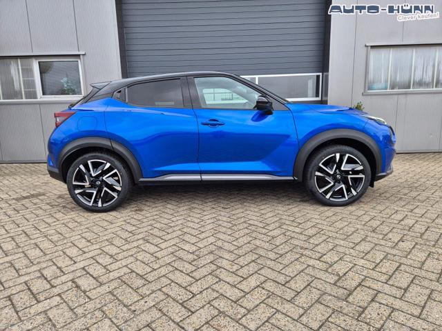 Nissan Juke 1.0 DIG-T 114PS N-Design Automatik Teil-Leder Klimaautomatik Sitzheizung Lenkradheizung PDC v+h R&uuml;ckf.Kamera Navi 19"LM Bluetooth Touchscreen Apple CarPlay Android Auto 