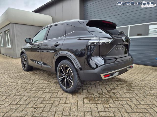 Nissan Qashqai 1.3 DIG-T MHEV 158 PS X-Tronic Tekna Voll-Leder Klimaautomatik PanoGlasdach Sitzheizung Lenkradheizung Navi Head-Up Display elektr. Heckklappe ACC PDC v+h 360&deg;Kamera DAB Bluetooth Touchscreen Apple CarPlay Android Auto 19"LM 