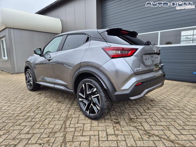 Nissan Juke 1.0 DIG-T 114PS N-Design Automatik Teil-Leder Klimaautomatik Sitzheizung Lenkradheizung PDC v+h R&uuml;ckf.Kamera Navi 19"LM Bluetooth Touchscreen Apple CarPlay Android Auto 