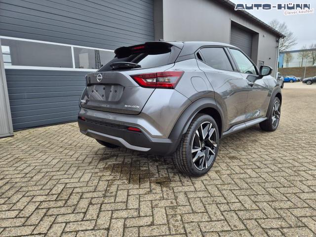 Nissan Juke 1.0 DIG-T 114PS N-Design Automatik Teil-Leder Klimaautomatik Sitzheizung Lenkradheizung PDC v+h R&uuml;ckf.Kamera Navi 19"LM Bluetooth Touchscreen Apple CarPlay Android Auto 