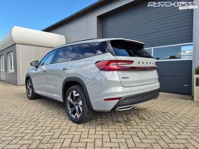 Skoda Kodiaq Sportline 1.5 TSI 204PS PHEV DSG schwenkb. AHK elektr. PanoDach HUD Alcantara PDC v+h 360&deg;Kamera CANTON Sound Klimaautomatik Sitzheizung Lenkradheizung Navi Apple CarPlay Android Auto 2xKeyless 19"LM vollelektr. Reichweite 116KM 