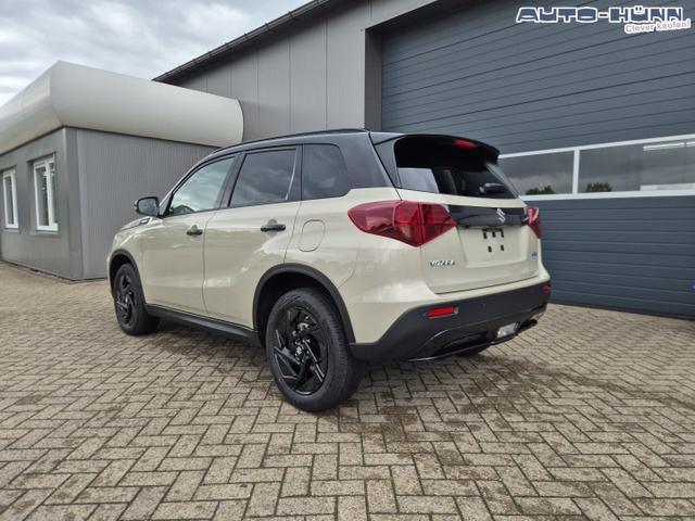 Suzuki Vitara Comfort+ 110PS Automatik MHEV 4x4 ALLGRIP 1.4 Boosterjet Black Edition Panodach Teilleder Navi Klimaautomatik Sitzheizung ACC PDC v+h R&uuml;ckf.Kamera Suzuki-Radio Apple CarPlay Android Auto Touchscreen 2xKeyless 17-LM 