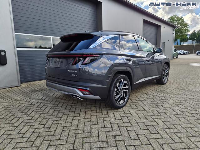 Hyundai TUCSON Trend 1.6 T-GDI 288PS Automatik PHEV Krell-Sound Teill-Leder elektr. Heckklappe ACC Klimaautomatik Sitzheizung Lenkrandheizung Navi PDC v+h R&uuml;ckf.Kamera Apple CarPlay + Android Auto 2xKeyless 19-LM vollelektr. Reichweite 68KM 