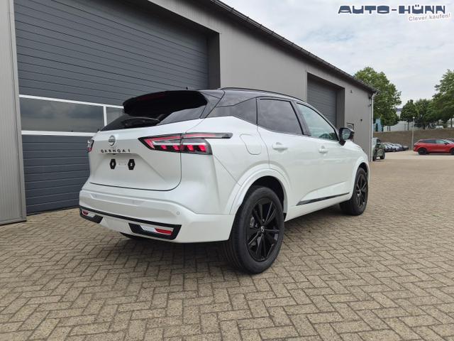 Nissan Qashqai 1.3 DIG-T MHEV 158 PS X-Tronic N-Design Head-Up Display Teil-Leder Klimaautomatik Sitzheizung Lenkradheizung Navi elektr. Heckklappe ACC PDC v+h 360&deg;Kamera DAB Bluetooth Touchscreen Apple CarPlay Android Auto 19"Zoll 