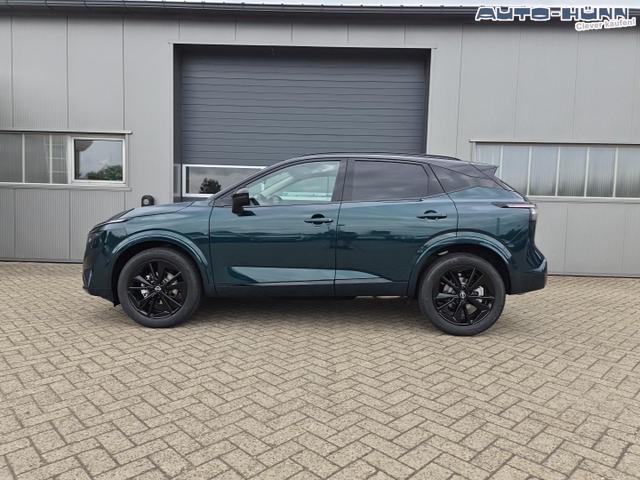 Nissan Qashqai 1.3 DIG-T MHEV 158 PS X-Tronic N-Design PanoDach Teil-Leder Klimaautomatik Sitzheizung Lenkradheizung Navi ACC PDC v+h 360&deg;Kamera DAB Bluetooth Touchscreen Apple CarPlay Android Auto 19"Zoll 