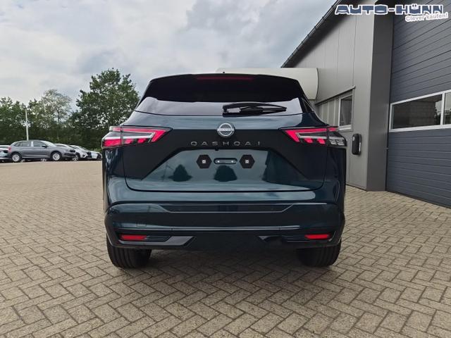 Nissan Qashqai 1.3 DIG-T MHEV 158 PS X-Tronic N-Design PanoDach Teil-Leder Klimaautomatik Sitzheizung Lenkradheizung Navi ACC PDC v+h 360&deg;Kamera DAB Bluetooth Touchscreen Apple CarPlay Android Auto 19"Zoll 