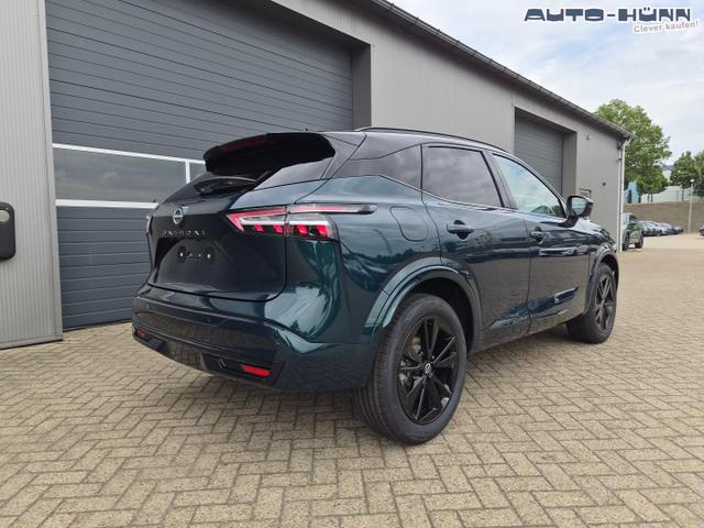 Nissan Qashqai 1.3 DIG-T MHEV 158 PS X-Tronic N-Design PanoDach Teil-Leder Klimaautomatik Sitzheizung Lenkradheizung Navi ACC PDC v+h 360&deg;Kamera DAB Bluetooth Touchscreen Apple CarPlay Android Auto 19"Zoll 