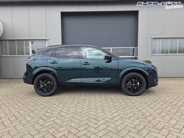 Nissan Qashqai 1.3 DIG-T MHEV 158 PS X-Tronic N-Design PanoDach Teil-Leder Klimaautomatik Sitzheizung Lenkradheizung Navi ACC PDC v+h 360&deg;Kamera DAB Bluetooth Touchscreen Apple CarPlay Android Auto 19"Zoll 