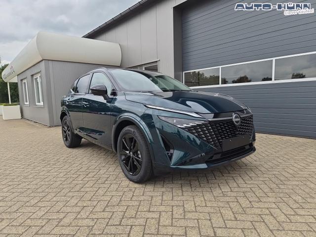 Nissan Qashqai 1.3 DIG-T MHEV 158 PS X-Tronic N-Design PanoDach Teil-Leder Klimaautomatik Sitzheizung Lenkradheizung Navi ACC PDC v+h 360&deg;Kamera DAB Bluetooth Touchscreen Apple CarPlay Android Auto 19"Zoll 