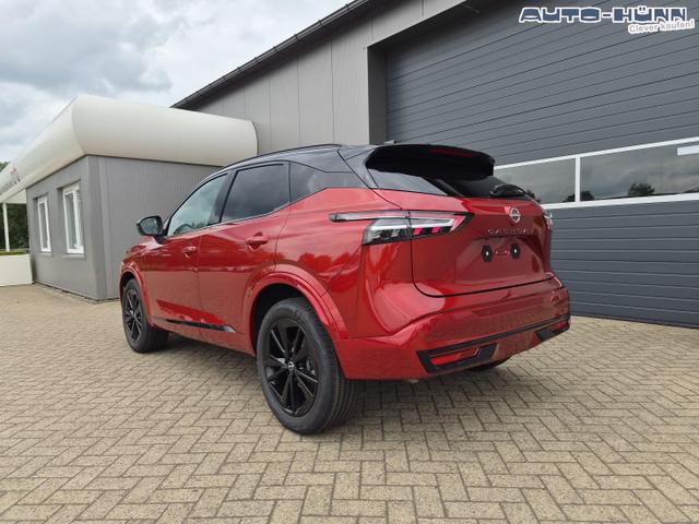 Nissan Qashqai 1.3 DIG-T MHEV 158 PS X-Tronic N-Design PanoDach Teil-Leder Klimaautomatik Sitzheizung Lenkradheizung Navi ACC PDC v+h 360&deg;Kamera DAB Bluetooth Touchscreen Apple CarPlay Android Auto 19"Zoll 