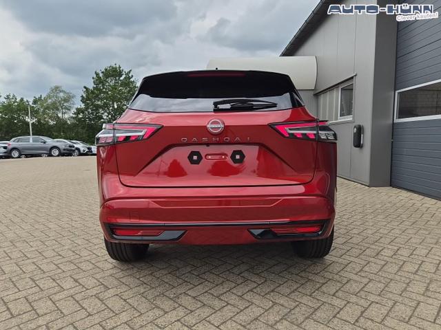 Nissan Qashqai 1.3 DIG-T MHEV 158 PS X-Tronic N-Design PanoDach Teil-Leder Klimaautomatik Sitzheizung Lenkradheizung Navi ACC PDC v+h 360&deg;Kamera DAB Bluetooth Touchscreen Apple CarPlay Android Auto 19"Zoll 