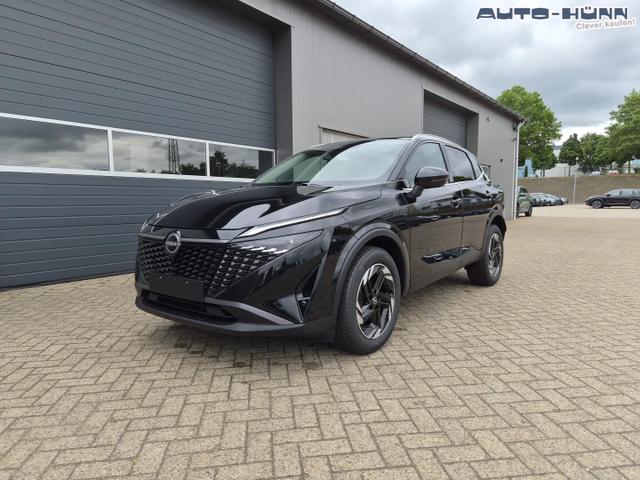 Nissan Qashqai 1.3 DIG-T MHEV 158 PS X-Tronic N-Connecta Teil-Leder PanoGlasdach Klimaautomatik Sitzheizung Lenkradheizung Navi ACC PDC v+h 360&deg;Kamera DAB Bluetooth Touchscreen Apple CarPlay Android Auto 18"LM 